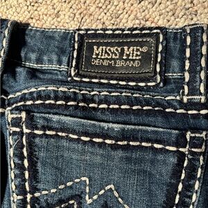 Miss Me Dark Blue Denim Jeans